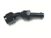 Fragola -8AN 30 Degree EZ Street Hose End Black - 753008-BL