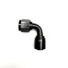 Fragola -12AN 90 Degree Fixed/Single Swivel Sport Crimp Pro Hose End - 8109012