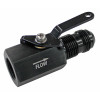 Fragola 1/2in NPT Female Inlet x -10AN Male Outlet On/Off Shut Off Valve - 961010-BL