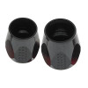 Fragola -10AN Socket Pro Flow End Black - 998210