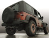 Gibson 07-17 Jeep Wrangler JK Rubicon 3.6L 2.5in Axle-Back Dual Split Exhaust - Aluminized - 17303
