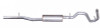 Gibson 10-13 Chevrolet Silverado 1500 LS 4.8L 3in Cat-Back Single Exhaust - Aluminized - 315621