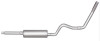 Gibson 87-92 Ford F-150 Custom 4.9L 3in Cat-Back Single Exhaust - Aluminized - 319655