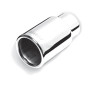 Gibson Rolled Edge Straight-Cut Tip - 3in OD/2.25in Inlet/6in Length - Stainless - 500377