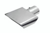 Gibson Rectangle Sport Tip - Center - 6x2.75in OD/2.5in Inlet/9.5in Length - Stainless - 500432