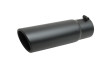 Gibson Rolled Edge Slash-Cut Tip - 8in OD/4in Inlet/19in Length - Black Ceramic - 500654-B