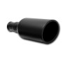 Gibson Black Ceramic Rolled Edge Angle Exhaust Tip for 09-22 Ram 1500 Factory Dual Exhuast - 500682-B