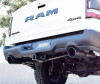 Gibson Black Ceramic Rolled Edge Angle Exhaust Tip for 09-22 Ram 1500 Factory Dual Exhuast - 500682-B