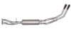 Gibson 96-99 Chevrolet Tahoe LS 5.7L 2.25in Cat-Back Dual Sport Exhaust - Aluminized - 5401