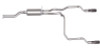 Gibson 96-97 Chevrolet S10 Base 2.2L 1.75in Cat-Back Dual Split Exhaust - Aluminized - 5540
