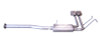 Gibson 08-09 Chevrolet Silverado 1500 LS 4.8L 2.5in Cat-Back Super Truck Exhaust - Aluminized - 5629
