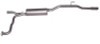 Gibson 2005 Nissan Xterra S 4.0L 2.5in Cat-Back Single Exhaust - Stainless - 612215