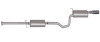 Gibson 06-12 Honda Ridgeline RT 3.5L 2.25in Cat-Back Single Exhaust - Stainless - 614000