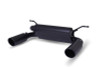 Gibson 18-22 Jeep Wrangler JL Rubicon 3.6L 2.5in Cat-Back Dual Split Exhaust - Black Elite (Ceramic) - 617307-B