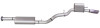 Gibson 06-10 Jeep Commander Limited 5.7L 3in Cat-Back Single Exhaust - Stainless - 617401