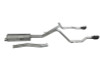 Gibson 20-22 Jeep Gladiator JT Rubicon 3.6L 3in/2.5in Cat-Back Dual Split Exhaust - Black Elite - 617410B