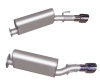 Gibson 05-06 Pontiac GTO Base 6.0L 2.5in Axle-Back Dual Exhaust - Stainless - 618000