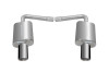 Gibson 11-18 Ford Explorer Base 3.5L 2.25in Axle-Back Dual Exhaust - Stainless - 619693