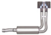 Gibson 88-93 Chevrolet C1500 Cheyenne 5.7L 2.5in Cat-Back Super Truck Exhaust - Stainless - 65510