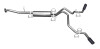 Gibson 00-06 Chevrolet Suburban 1500 LS 5.3L 2.25in Cat-Back Dual Extreme Exhaust - Black Elite - 65562B