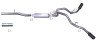 Gibson 10-12 Chevrolet Silverado 1500 Hybrid 6.0L 2.25in Cat-Back Dual Extreme Exhaust - Black Elite - 65637B