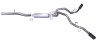 Gibson 14-18 GMC Sierra 1500 Denali 5.3L 3in/2.25in Cat-Back Dual Extreme Exhaust - Black Elite - 65658B