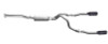 Gibson 15-18 Chevrolet Silverado 1500 LS 5.3L 3in/2.25in Cat-Back Dual Split Exhaust - Black Elite - 65661B