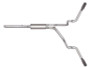 Gibson 05-07 Dodge Dakota Laramie 3.7L 2.5in Cat-Back Dual Extreme Exhaust - Stainless - 66540