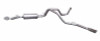 Gibson 11-14 Ford F-150 FX4 5.0L 3in/2.5in Cat-Back Dual Extreme Exhaust - Stainless - 69016