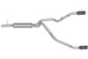Gibson 11-16 Ford F-250 Super Duty Lariat 6.2L 2.5in Cat-Back Dual Split Exhaust - Black Elite - 69126B