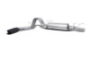 Gibson 21-24 Ford F150 2.7/3.3L 3/2.5in Cat-Back Dual Sport Exhaust System Stainless - Black Elite - 69224B