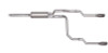 Gibson 87-92 Ford F-150 Custom 4.9L 2.5in Cat-Back Dual Split Exhaust - Stainless - 69501