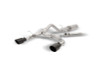 Gibson 2021+ Ford Bronco 4-DR 2.7L 4WD 2.5in Black Elite Cat-Back Dual Split Exhaust - Stainless - 69551B