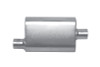 Gibson MWA Superflow Offset/Center Oval Muffler - 4x9x14in/3in Inlet/3in Outlet - Stainless - BM0102