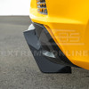 EOS Rear Bumper Finned Diffuser - Gloss Black - C8 Corvette Z06 (DIFF-966-V2-ABS)