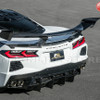 EOS ZR1 Style High Wing Rear Spoiler - Carbon Fiber - C8 Corvette Stingray (SPOILER-1007-BKCF (COMBO A))