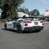 EOS ZR1 Style High Wing Rear Spoiler - Carbon Fiber - C8 Corvette Stingray (SPOILER-1007-BKCF (COMBO A))