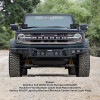 Go Rhino 21-24 Ford Bronco (Excl. Sport) Rockline Front Bumper Lower Skid Plate - 332120T