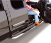 Go Rhino 18-20 Jeep Wrangler JLU 4000 Series SideSteps - Cab Length - Chrome - 4506C