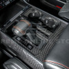 EOS Carbon Fiber Center Console Shifter Trim - 21+ Ford F-150 (VENT-999-BKCF)