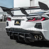 EOS Carbon Fiber Race Series Rear Diffuser for Quad Exhaust Exit - C8 Corvette