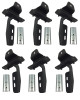Go Rhino 18-20 Jeep Wrangler JLU Brackets for OE Xtreme Cab Length SideSteps - 6845065