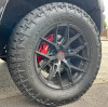 Alcon 2021+ RAM TRX 376x42mm Rotors 6-Piston Calipers Front Brake Upgrade Kit - Red - BKF1559AX75