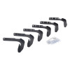 Go Rhino 99-16 Ford F-250/F-350 SD SC 4DR Mtg. Brackets (V-Series V3/RB10 Slim/RB20 Slim) - Tex. Blk - 6941766