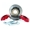 Alcon 2007+ Jeep JK w/ 6x5.5in Hub 355x22mm Rotor 4-Piston Calipers Rear Brake Upgrade Kit - Red - BKR5059D17