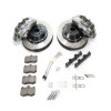 Alcon 2009+ Nissan GT-R R35 380x33mm Rotor 4 Piston Caliper RC4 Rear Axle Kit - Grey - BKR6959B04