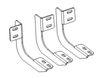 Go Rhino Brackets for V-Series V3, RB10 Slim/RB20 Slim and RB30 Running Boards - 6943466