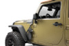 Go Rhino 07-18 Jeep Wrangler JK/JKU Front Fender Jack Mount for Hi-Lift Jack - Tex. Blk - 701009T