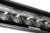 Go Rhino Xplor Blackout Combo Series Sixline LED Flood Lights w/Amber (Surface Mount) - Blk (Pair) - 750600622FBS