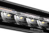 Go Rhino Xplor Blackout Combo Series Sixline LED Spot Lights w/Amber (Surface Mount) - Blk (Pair) - 750600622SBS